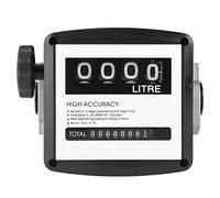 Contador con Rosca Interna, Contador de Combustible mecánico Digital, medidor de Flujo de Combustible Diesel, medidor de Aceite con Pantalla LCD Digital, para Contador de Queroseno de Gasolina