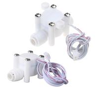 Contador de agua líquida de 1/4 pulgadas, control de plástico, medidor de flujo de 300 ml/control mínimo