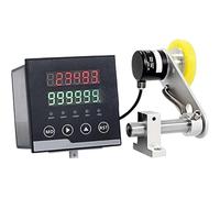 Contador de alta frecuencia con rueda de medición en forma de U, rango 0-999999, desaceleración y parada controlables, alerta de valor preestablecido para textiles, tela, papel