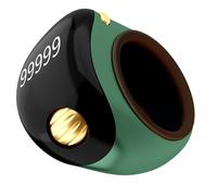 Contador de anillos, contador de dedos con pantalla digital electrónica, ayuda de conteo de cuentas de oración, herramienta de conteo manual para golf, productos, regazo, tejer
