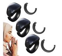 Contador de anillos de oración, anillos inteligentes para hombres | Anillos de oración Anillo inteligente inalámbrico | Contador de clicker recargable de anillos de moda, contador de cuenta de dedo im