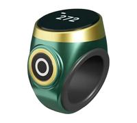 Contador de anillos inteligente con pantalla digital, recargable, luminoso, ajustable para uso comercial e industrial, negro, rojo vino, oro rosa, morado, esmeralda