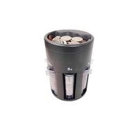 Contador de billetes, Clasificador manual de monedas con tubos medidores 5 en 1, organizador automático contador Para negocios