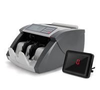 Contador de billetes, Detección de dinero falso, Pantalla Contador de dinero, Disponible para euros y libras esterlinas Así como, Cuenta con seguridad 1300 billetes por minuto