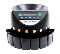 Contador de billetes, Máquina de conteo clasificadores monedas con UV/MG/IR/DBL/HLF/CHN Detección falsificada Contador euro 300 piezas/min Electronic Automatic 45W