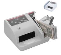 Contador de Billetes Portátil, Mini Contadora 600 Billetes/Min con Detección UV MG WM, Pantalla LED con Función ADD & Lote, para Todas las Divisas Extranjeras