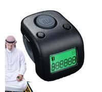 Contador de Buda, contador budista, contador apuntador, contador de dedos, contador de oración de perlas de Buda, pantalla digital LCD para oración, funcionamiento espiritual común de nueces de dedo