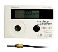 Contador de calor Calibración 2025 Contador de cantidad de calor WMZ SensoStar E Monohaz Compacto Caudal nominal Qn 1,5 m³/h, Conexión 3/4 pulgadas, Longitud de construcción 110 mm, Sonda de