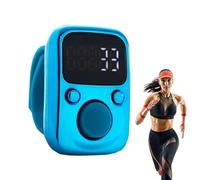 Contador de , clicker inteligente impermeable, dispositivo de dedo portátil, construcción de ABS resistente, pantalla electrónica, ideal para eventos deportivos, actividades escolares