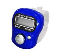 Contador de clicker - Marcador electrónico de mano | Anillos de contador de clicker de dedo pequeño para bienes, entrenamientos de vuelta, ganchillo, eventos, escuela, deportes, natación, puntuación
