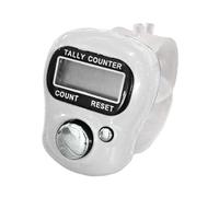 Contador de clicker - Marcador electrónico de Mano, Contador de clicker de Dedo, pequeño Ajustable | Entrenamientos de Regazo, Eventos de Ganchillo, Escuela, Deportes, natación, Contador de