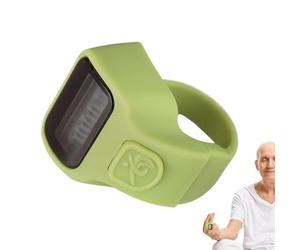 Contador de clics de dedos, contador de clics manual - Medidor digital ligero | Cronómetro, contador de dedos para coaching, contador de dígitos con pantalla LCD para entrenamiento escolar