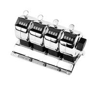 Contador de clics manual de acero inoxidable con perilla de reinicio para puntuación deportiva, investigación científica, contador de puntuación manual