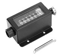 Contador de Conteo Manual de 6 Dígitos D94-S 0-999999 Número de Contador de Carrera Mecánico de Reinicio Numérico Contador de Vueltas Clicker Para Impresora Puncher