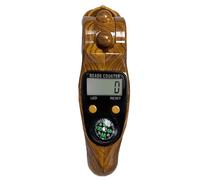 Contador de cuentas digital portátil de mano, rastreador de oración de anillo de dedo con brújula, herramienta giratoria de meditación para relajación, atención plena y enfoque activo en los dedos, 1