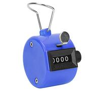 Contador de Cuentas Manual Berm Compacto con Reinicio de Perilla de Plástico, Herramienta de Ajuste Deportivo de Mano de Obra Fina para Mantenimiento de Registros, Plástico ABS Naranja 1,8 X