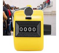 Contador de Cuentas Manual Berm Compacto con Reinicio de Perilla de Plástico, Herramienta de Ajuste Deportivo de Mano de Obra Fina para Mantenimiento de Registros, Plástico ABS Naranja 1,8 X