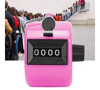 Contador de Cuentas Manual Berm Compacto con Reinicio de Perilla de Plástico, Herramienta de Ajuste Deportivo de Mano de Obra Fina para Mantenimiento de Registros, Plástico ABS Naranja 1,8 X