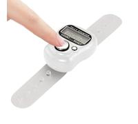 Contador de Cuento, Marcador electrónico de Mano, de Contador de clicker de Dedo pequeño, para Bienes, Entrenamientos de Vuelta, Ganchillo, Eventos, Escuela, Deportes, natación, puntuación para