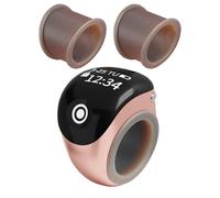 Contador de dedo con contador, ligero y preciso conectado a la aplicación, contador digital con tamaño ajustable, contador estable para ejercicios de golf, aulas, matemáticas y actividades