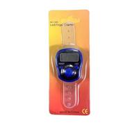 Contador De Dedo - Medidor De Clicker De Mano | Herramienta De Tangage Del Dedo, Número Electrónico, Pantalla Digital LED Recuento Accesorios Número Restablecible Haga Click Para Tejer Y Go