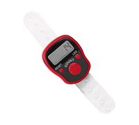 Contador De Dedo - Medidor De Clicker De Mano | Herramienta De Tangage Del Dedo, Número Electrónico, Pantalla Digital LED Recuento Accesorios Número Restablecible Haga Click Para Tejer Y Go