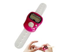 Contador de dedos Clicker - Contadores de dedos electrónicos LCD para entrenamiento - Suministros deportivos al aire libre portátil para golf senderismo camping