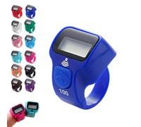 Contador de dedos, clicker digital manual, contador de botones con clic en los dedos, pantalla LCD de números de dígitos, contadores digitales electrónicos portátiles para uso al aire libre y diario