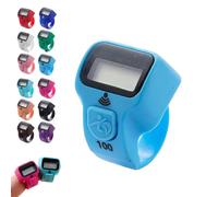 Contador de dedos, clicker digital manual, contador de botones con clic en los dedos, pantalla LCD de números de dígitos, contadores digitales electrónicos portátiles para uso al aire libre y diario