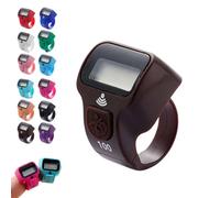 Contador de dedos, clicker digital manual, contador de botones con clic en los dedos, pantalla LCD de números de dígitos, contadores digitales electrónicos portátiles para uso al aire libre y diario