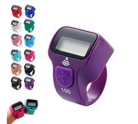 Contador de dedos, clicker digital manual, contador de botones con clic en los dedos, pantalla LCD de números de dígitos, contadores digitales electrónicos portátiles para uso al aire libre y diario