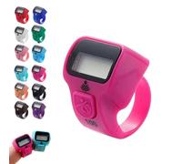 Contador de dedos, clicker digital manual, contador de botones con clic en los dedos, pantalla LCD de números de dígitos, contadores digitales electrónicos portátiles para uso al aire libre y diario