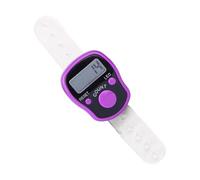 Contador de dedos - Contador de clics manual | Herramienta de dedal, número electrónico, pantalla digital LED, accesorios de conteo de pantalla digital, número aceptado, haga clic en tejer y golf y