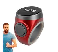 Contador de Dedos - Digital de 4 dígitos, Dispositivo de conteo de Cuentos, rastreador de números de Mano, Herramienta electrónica de conteo de oraciones con Pantalla Grande para Golf, conteo