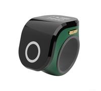 Contador de dedos digital electrónico, anillo de mano ultraligero recargable con ajuste ajustable y pantalla LCD para tejer contador de filas y actividades al aire libre (verde)