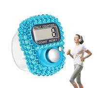 Contador de Dedos Electrónico - Medidor de Diamantes - Anillos, Medidor de Dedos | Medidor de Anillos de Paso Manual, Medidor de Torres LCD para Personas Entrenadoras