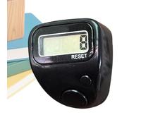 Contador de dedos - Pantalla digital silenciosa - de contador electrónico LCD | para biblioteca, golf, deportes, entrenamiento, contar, tejer, ganchillo, pesca, camping, senderismo