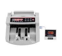 Contador de dinero billetes contador de dinero portátil máquina multinacional contador de billetes y detector de billetes falsos con indicadores LED, 900 hojas/min