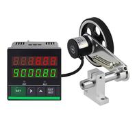 Contador de Distancia Digital Contador de Longitud Digital, Contador de Longitud Contador de Longitud Digital con función de Memoria, Rango de conteo de 0 a 999999 Medición de Longitud