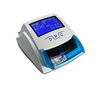 Contador de Efectivo Mini billete de mano UV/mg Detección la máquina Fake Euro Notes Money Bill Detector for USD/EUR efectivo con batería(Szary)