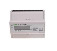 Medidor de electricidad 3 fases 5A 230/400V para trabajar con transformador 200/5A pantalla LCD LE03D-CT200 f&f 5908312592563