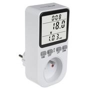 Contador de Energía, Vatímetro, Tipo E, 220-240V CA, 50Hz, Carga máx. 16A, IP20