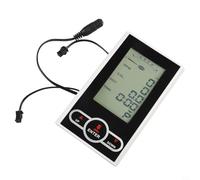 Contador de exhibición, pantalla de entrenamiento elíptico de bicicleta estacionaria, monitor de bicicleta de ejercicio, velocímetro con tiempos de escaneo, velocidad, calorías, kilometraje