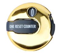 Contador de golf - Marcador de práctica de poner, pinza en el mostrador de golf, tiro portátil, hasta 12 tiros, campo de conducción al aire libre, accesorio de entrenamiento de campo verde para