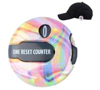 Contador de Golpes de Golf | Multicolor Portátil Tamaño Mini de 3 cm Reinicio Táctil | Herramientas de Puntuación de Golf | Para hombres, mujeres, práctica diaria, competición, reloj, guantes, cinturó