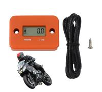 Contador de horas de funcionamiento del motor, temporizador inductivo resistente al agua, temporizador digital con pantalla, para cortacésped, moto de nieve, vehículos marinos, quitanieves