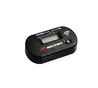 SCAR Contador de horas inalámbrico con Velcro negro, negro