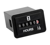 Contador de horas mecánico Runleader, Volt. CA 110V a 250V, TOT horas acumuladas, diseño a presión,almacenamiento de datos para cortacésped,carrito de golf,carretilla elevadora, fregadora. (DC)