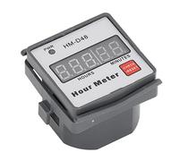 Contador de Horas Pantalla Digital, Contador de Horas Contador de Horas 0-999.99h Contador de Horas AC 220V para Equipos de Motor
