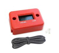Contador de horas para motocicleta con reloj de batería y pantalla LCD de inducción, temporizador digital